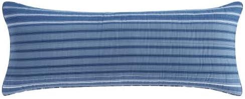 imageNautica  Twin Quilt Set Cotton Reversible Bedding with Matching Sham Dorm Room Essentials Coveside Blue TwinDark BlueMedium Blue