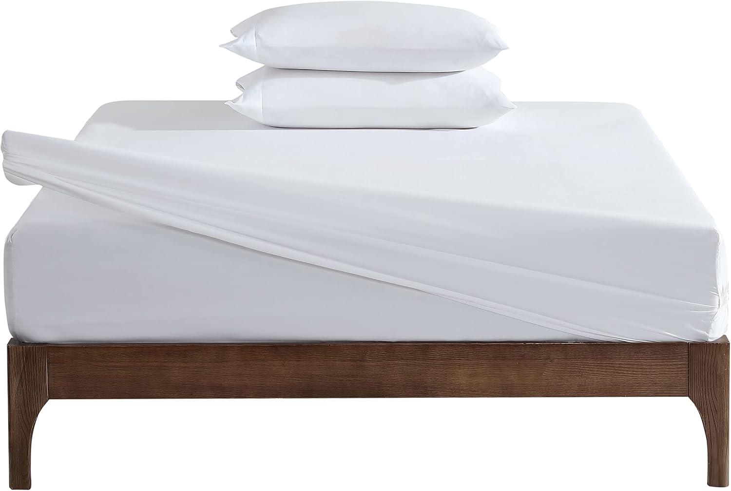 imageNautica  TwinTwin XL Sheet Set Deep Pocket Fitted Sheet and Pillowcase Set Double Layer Elastic Ideal Dorm Essentials Avery Stripe Navy TwinTwin XLSolid White