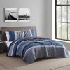 imageNautica  Queen Quilt Set Reversible Cotton Bedding with Matching Shams Mediterranean Inspired Home Decor for All Seasons Fairwater Blue QueenRendon Charcoal