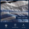 imageNautica  Queen Quilt Set Reversible Cotton Bedding with Matching Shams Mediterranean Inspired Home Decor for All Seasons Fairwater Blue QueenRendon Charcoal
