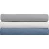 imageNautica  Shams 2Piece Super Soft Premium Bedding Set Quilted Inspired Home Decor Stony Point Blue StandardSolid Blue