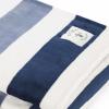 imageNautica  Throw Blanket Super Soft ampamp Cozy Fleece Bedding Dorm Room Essentials Awning Stripe Grey 50quot x 60quotAwning Stripe Blue