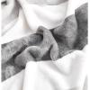 imageNautica  Throw Blanket Super Soft ampamp Cozy Fleece Bedding Dorm Room Essentials Awning Stripe Grey 50quot x 60quotAwning Stripe GreyWhite