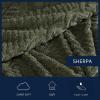 imageNautica  Throw Blanket Ultra Soft Plush Sherpa Bedding Warm ampamp Cozy Home Decor for Bed or Couch Dorm Room Essentials Saltmarsh Grey 50quot x 60quotDeclan Green