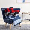 imageNautica  Throw Blanket Ultra Soft Plush Sherpa Bedding Warm ampamp Cozy Home Decor for Bed or Couch Dorm Room Essentials Saltmarsh Grey 50quot x 60quotLawndale BlackGrey