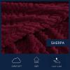 imageNautica  Throw Blanket Ultra Soft Plush Sherpa Bedding Warm ampamp Cozy Home Decor for Bed or Couch Dorm Room Essentials Saltmarsh Grey 50quot x 60quotDeclan Red