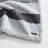 imageNautica  Throw Blanket Ultra Soft Plush Sherpa Bedding Warm ampamp Cozy Home Decor for Bed or Couch Dorm Room Essentials Saltmarsh Grey 50quot x 60quotSaltmarsh Grey