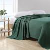 imageNautica  Twin Blanket Cotton Woven Bedding MediumWeight for All Seasons Ideal Dorm Essentials OekoTex Certified Ripple Cove GreenRipple Cove Green