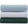 imageNautica  Twin Blanket Cotton Woven Bedding MediumWeight for All Seasons Ideal Dorm Essentials OekoTex Certified Ripple Cove GreenRipple Cove Green