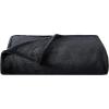 imageNautica  Twin Blanket Soft Plush Fleece Bedding Ideal for Bed or Couch Dorm Essentials OekoTex Certified Solid RedSolid Black