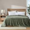 imageNautica  Twin Blanket Soft Plush Fleece Bedding Ideal for Bed or Couch Dorm Essentials OekoTex Certified Solid RedSolid Green