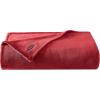 imageNautica  Twin Blanket Soft Plush Fleece Bedding Ideal for Bed or Couch Dorm Essentials OekoTex Certified Solid RedSolid Red