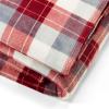 imageNautica  Twin Blanket Soft Plush Fleece Bedding Ideal for Bed or Couch Dorm Essentials OekoTex Certified Winter Tattersall RedBluff Plaid Red