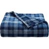 imageNautica  Twin Blanket Soft Plush Fleece Bedding Ideal for Bed or Couch Dorm Essentials OekoTex Certified Winter Tattersall RedGillbrooke