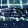 imageNautica  Twin Blanket Soft Plush Fleece Bedding Ideal for Bed or Couch Dorm Essentials OekoTex Certified Winter Tattersall RedNorthsail Plaid Navy