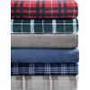 imageNautica  Twin Blanket Soft Plush Fleece Bedding Ideal for Bed or Couch Dorm Essentials OekoTex Certified Winter Tattersall RedNorthsail Plaid Navy