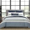 imageNautica  Twin Comforter Set Cotton Reversible Bedding with Matching Sham Home Decor for All Seasons Dorm Room Essentials Lansier Grey TwinTwin XLGrey