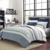 imageNautica  Twin Comforter Set Cotton Reversible Bedding with Matching Sham Home Decor for All Seasons Dorm Room Essentials Lansier Grey TwinTwin XLGrey