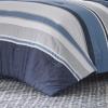 imageNautica  Twin Comforter Set Cotton Reversible Bedding with Matching Sham ampamp Bonus Decorative Pillows Westport Navy TwinTwin XLWestport Navy