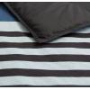 imageNautica  Twin Comforter Set Reversible Cotton Bedding with Matching Sham Medium Weight for Year Round Use Dorm Essentials OekoTex Certified Rendon CharcoalTwin