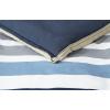imageNautica  Twin Comforter Set Reversible Cotton Bedding with Matching Sham Medium Weight for Year Round Use OekoTex Certified Dorm Essentials Bradford NavyKhakiQueen
