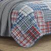 imageNautica  Twin Quilt Set All Season Cotton Home Bedding Dorm Room Essentials Raeford Blue TwinRaeford BlueRedGreen