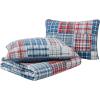 imageNautica  Twin Quilt Set All Season Cotton Home Bedding Dorm Room Essentials Raeford Blue TwinRaeford BlueRedGreen
