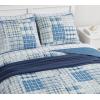 imageNautica  Twin Quilt Set All Season Cotton Home Bedding Dorm Room Essentials Raeford Blue TwinRaeford Grey