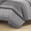 imageNautica  Twin Quilt Set Cotton Reversible Bedding Home Decor for All Seasons Dorm Room Essentials Gulf Shores Grey TwinGulf Shores Grey