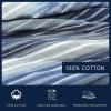 imageNautica  Twin Quilt Set Cotton Reversible Bedding with Matching Sham Dorm Room Essentials Coveside Blue TwinDark BlueMedium Blue