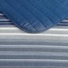 imageNautica  Twin Quilt Set Cotton Reversible Bedding with Matching Sham Dorm Room Essentials Coveside Blue TwinDark BlueMedium Blue