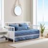 imageNautica  Twin Quilt Set Cotton Reversible Bedding with Matching Sham Dorm Room Essentials Coveside Blue TwinDark BlueMedium Blue