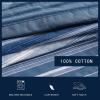 imageNautica  Twin Quilt Set Cotton Reversible Bedding with Matching Sham Dorm Room Essentials Coveside Blue TwinDark BlueMedium Blue