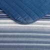 imageNautica  Twin Quilt Set Cotton Reversible Bedding with Matching Sham Dorm Room Essentials Coveside Blue TwinDark BlueMedium Blue