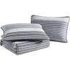 imageNautica  Twin Quilt Set Cotton Reversible Bedding with Matching Sham Dorm Room Essentials Coveside Blue TwinMedium GreyDark GreyWhite