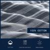 imageNautica  Twin Quilt Set Cotton Reversible Bedding with Matching Sham Dorm Room Essentials Coveside Blue TwinMedium GreyDark GreyWhite