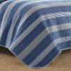 imageNautica  Twin Quilt Set Cotton Reversible Bedding with Matching Sham Home Decor for All Seasons Dorm Room Essentials Saltmarsh Blue TwinSaltmarsh BlueGrey