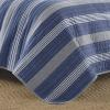 imageNautica  Twin Quilt Set Cotton Reversible Bedding with Matching Sham Home Decor for All Seasons Dorm Room Essentials Saltmarsh Blue TwinSaltmarsh BlueGrey