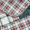 imageNautica  Twin Quilt Set Cotton Reversible Bedding with Matching Shams Casual Bedding Set for All Seasons Emmet Patchwork Red TwinEmmet Patchwork Red