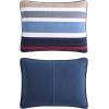 imageNautica  Twin Quilt Set Reversible Cotton Bedding with Matching Sham Bold ampamp Colorful Bedding Set for All Seasons Bradford Navy Blue Twin