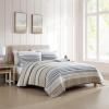 imageNautica  Twin Quilt Set Reversible Cotton Bedding with Matching Sham Modern Home Decor for All Seasons Dover Beige TwinDover Beige