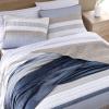 imageNautica  Twin Quilt Set Soft ampamp Breathable Cotton Bedding with Medium Weight Feel Reversible 2 Piece Bed Set with Matching Pillowcase Galewood BlueTwin