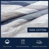 imageNautica  Twin Quilt Set Soft ampamp Breathable Cotton Bedding with Medium Weight Feel Reversible 2 Piece Bed Set with Matching Pillowcase Galewood BlueTwin