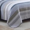 imageNautica  Twin Quilt Set Soft ampamp Breathable Cotton Bedding with Medium Weight Feel Reversible 2 Piece Bed Set with Matching Pillowcase Galewood BlueFullQueen