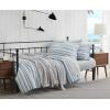 imageNautica  Twin Quilt Set Soft ampamp Breathable Cotton Bedding with Medium Weight Feel Reversible 2 Piece Bed Set with Matching Pillowcase Jettison GreyFullQueen