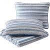 imageNautica  Twin Quilt Set Soft ampamp Breathable Cotton Bedding with Medium Weight Feel Reversible 2 Piece Bed Set with Matching Pillowcase Jettison GreyFullQueen