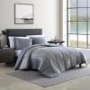 imageNautica  Twin XL Comforter Set Micromink Reversible Bedding with Matching Sham Soft ampamp Cozy Home Decor Bristol Grey Twin XLGrey