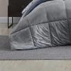 imageNautica  Twin XL Comforter Set Micromink Reversible Bedding with Matching Sham Soft ampamp Cozy Home Decor Bristol Grey Twin XLGrey