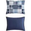 imageNautica  TwinTwin XL Comforter Set Cotton Bedding with Matching Sham Patchwork Print Bed Set Medium Weight for Year Round Use Dorm Essentials Mason BlueMason Blue