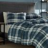 imageNautica  TwinTwin XL Comforter Set Reversible Bedding with Matching Sham Microsuede with Sherpa Reverse Dorm Essentials OekTex Certified Crossview Plaid CharcoalNavy